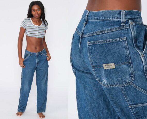 Wrangler Carpenter Jeans 00s Cargo Jeans Workwear
