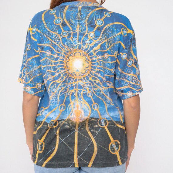 Alex Grey Art Shirt 90s Crystal Tara In Visions M… - image 8