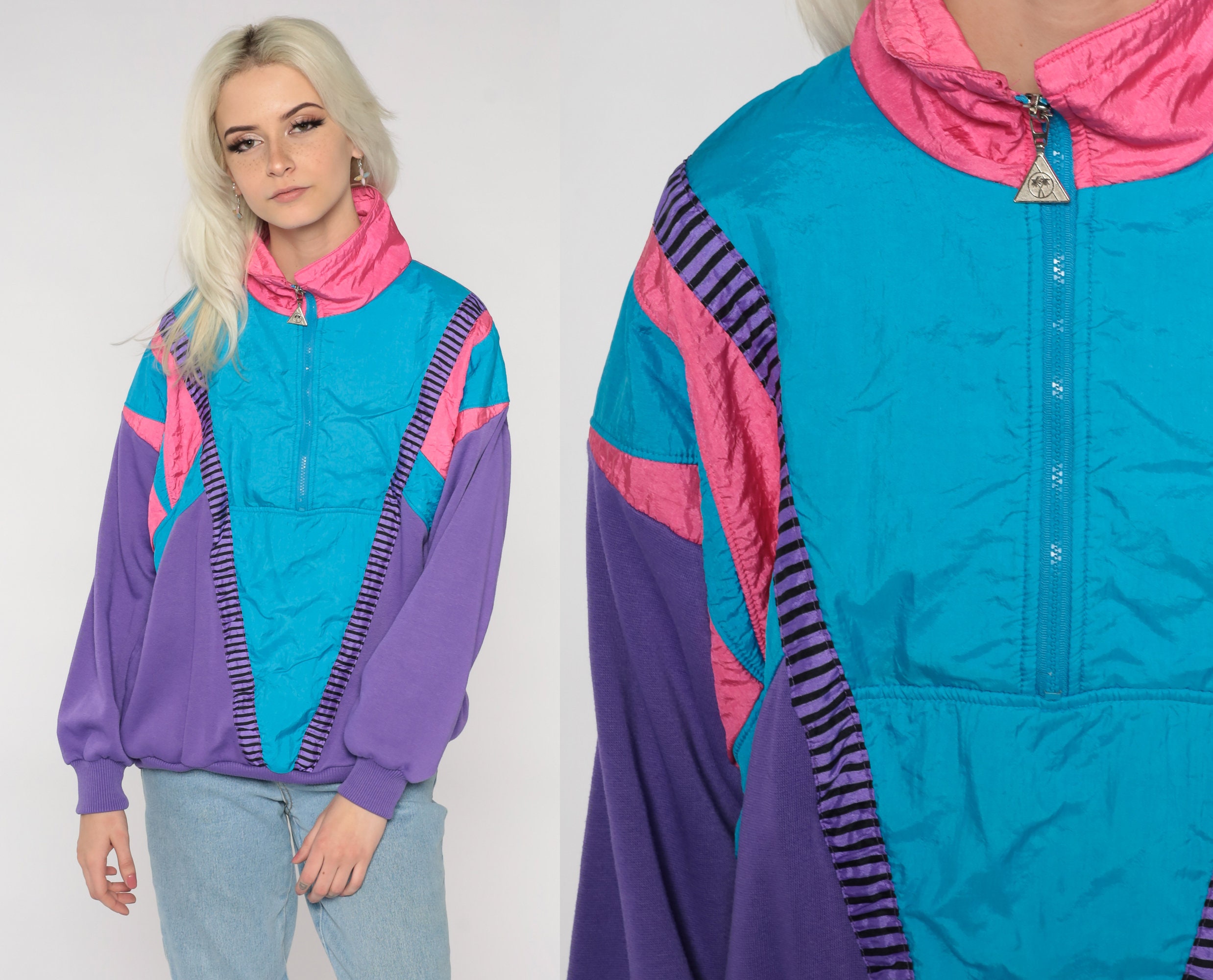 Neon Windbreaker - Etsy