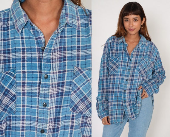 Tall Women's Button-Up Flannel Shirt