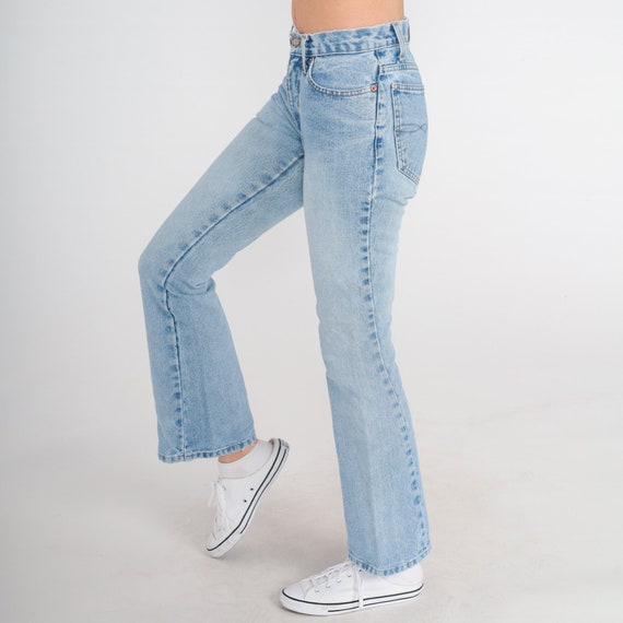 Lei Flared Jeans Y2K Jeans Low Rise Jeans Faded Wash … Gem