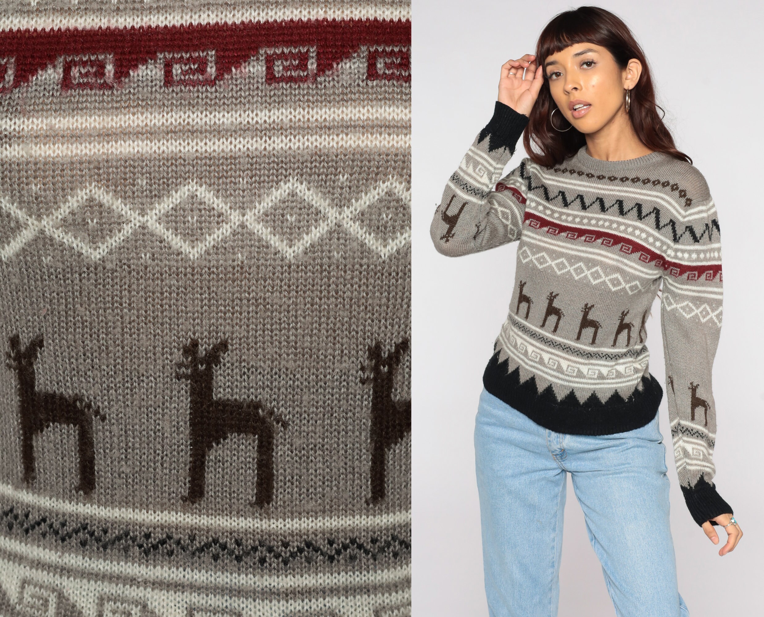 Llama Sweater - Etsy UK