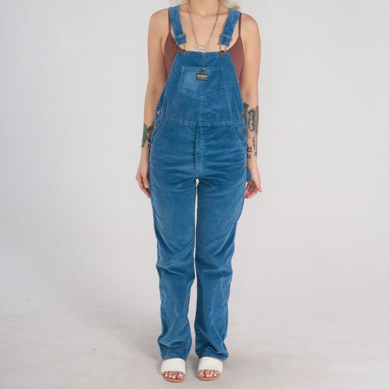 Corduroy Oshkosh Overalls 80s Blue Bib Overall Pants Osh Kosh - Etsy