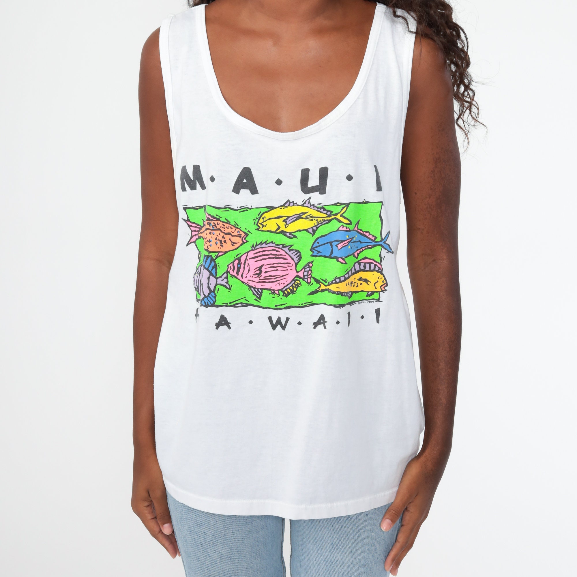tank top hawaiian shirt