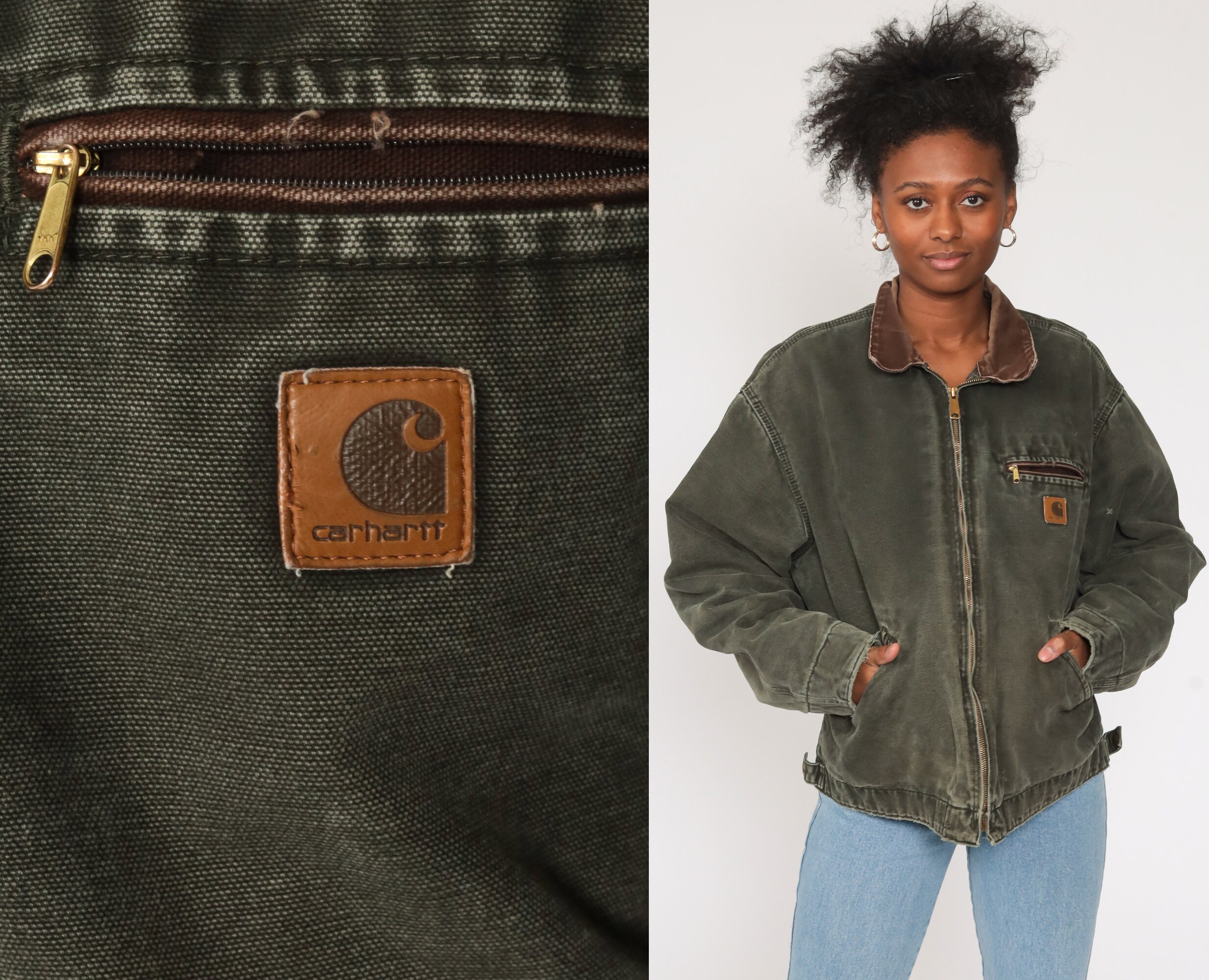 carhartt jacket olive