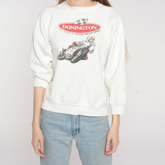 Donington Park Sweatshirt 90s Motorcycle Racing S… - image 7