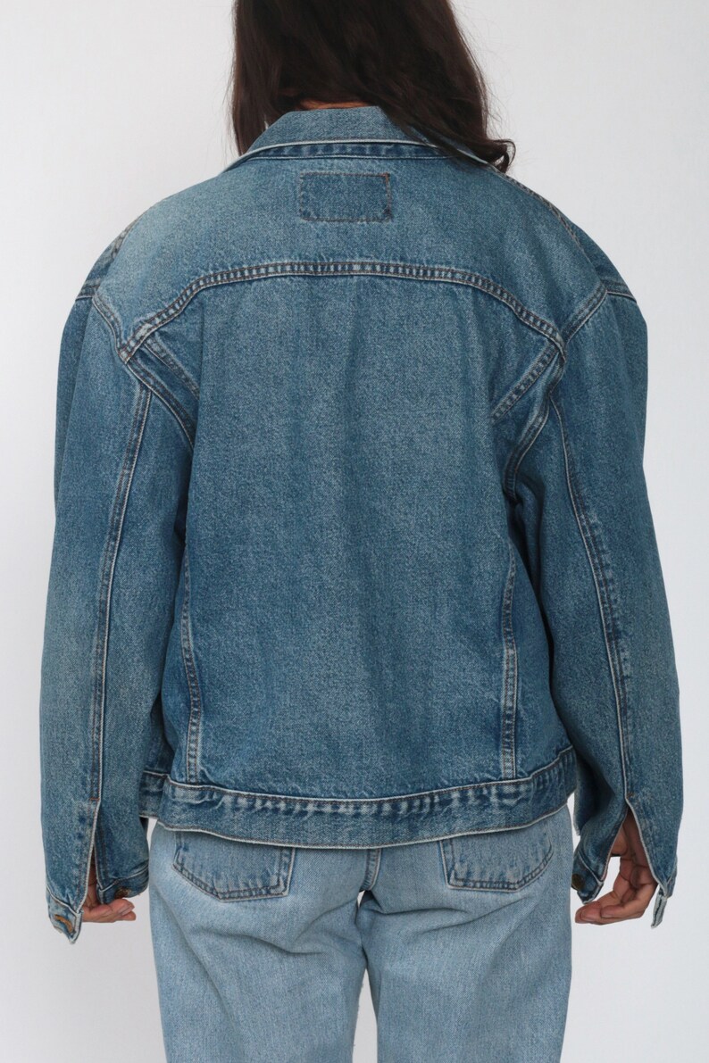 Blue Jean Jacket 90s Denim Jacket Button up Denim Jacket 1990s - Etsy