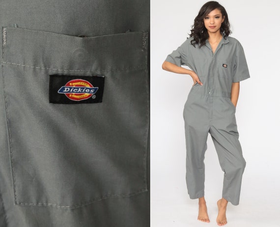 Dickies Coveralls Pants Grey Jumpsuit Workwear One