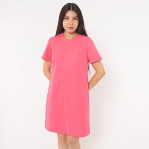 short hot pink summer dress Mod Maxi Dresses