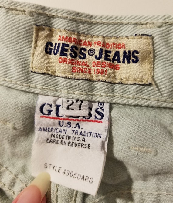 Mint Guess Jeans 90s Mom Jeans High Waist Jeans 8… - image 7