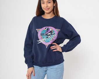 Vintage 90s Trap N Fish Lodge Sweatshirt Winter Wisconsin