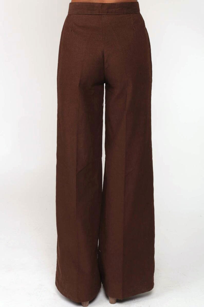 high waisted red corduroy pants