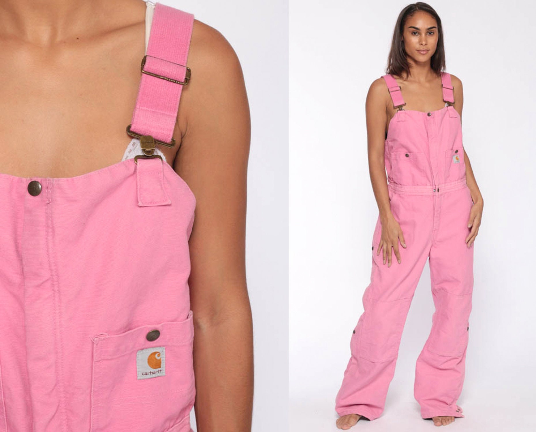 Pink Carhartt Overalls Insulated 