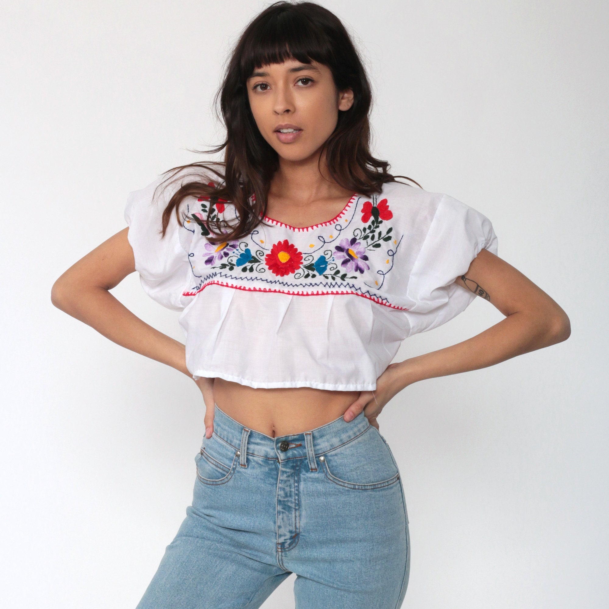 mexico jersey crop top