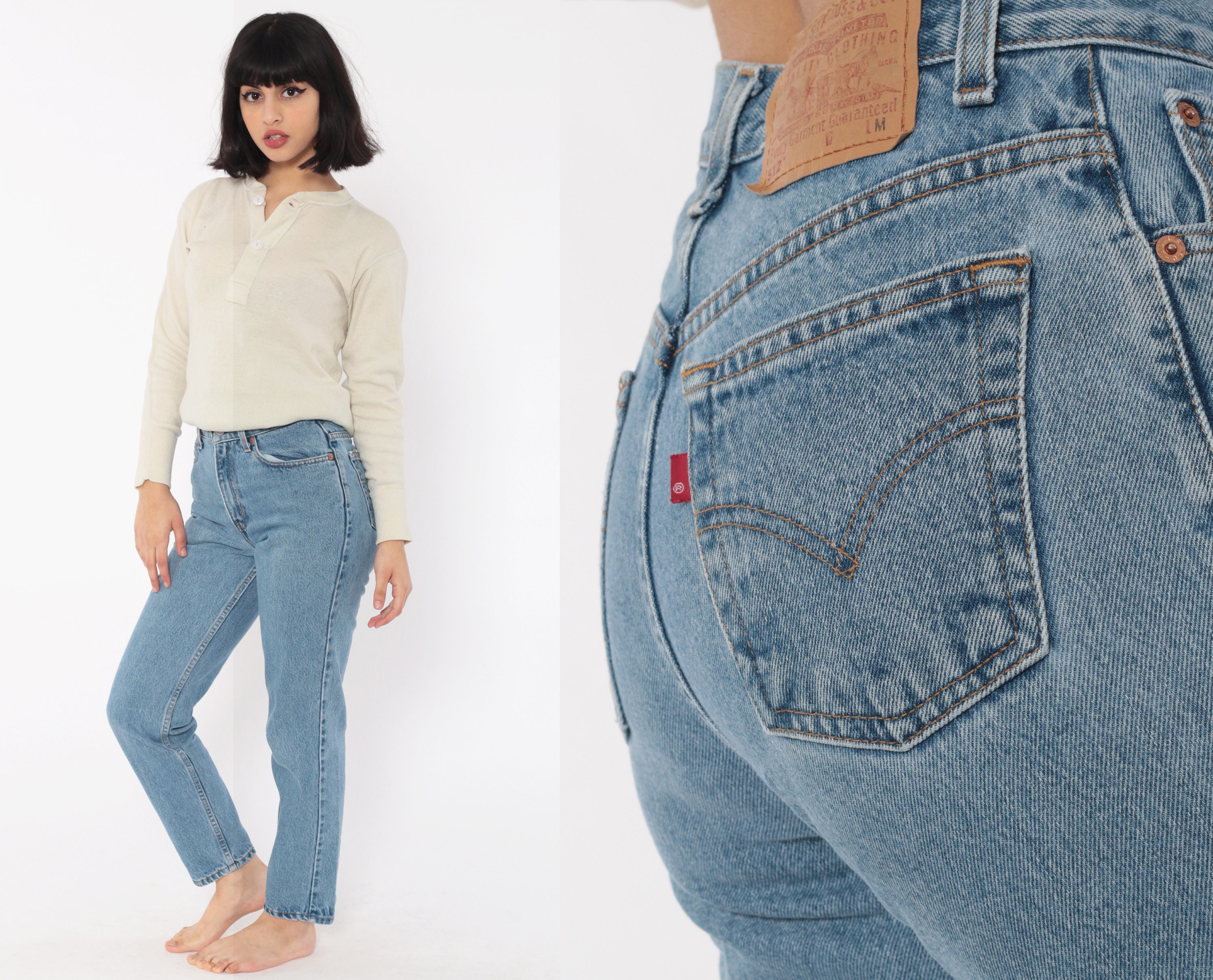 512 Levis Mom Jeans 25 x 27 -- High 