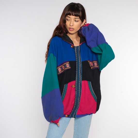 tapestry windbreaker jacket