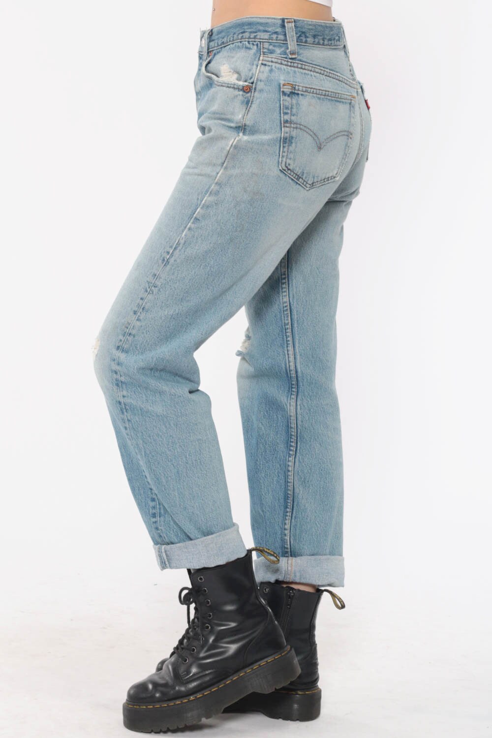ripped 501 levis
