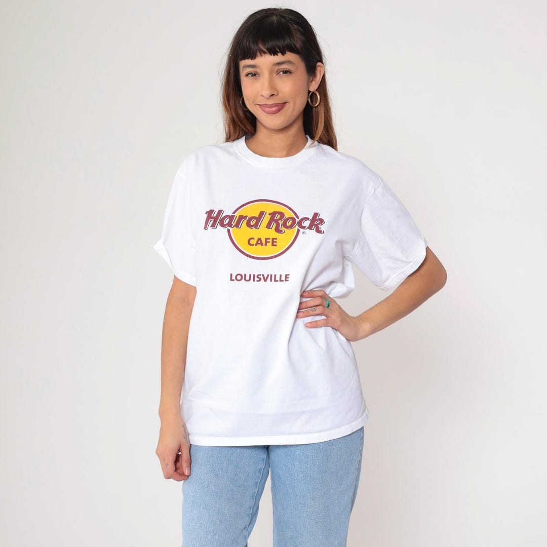 Vintage Hard Rock Cafe Shirt 00s Louisville Kentucky Graphic T