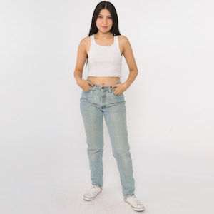 Vintage Levi&#39;s 512 Jeans 90s Slim Fit Tapered Mom Jeans High Rise Waisted Levi Jeans Blue Denim Pants Retro 1990s Small 27