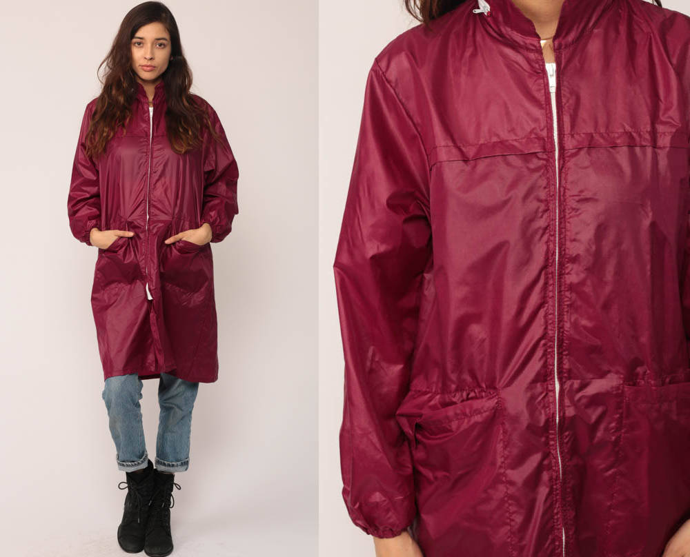vintage windbreaker with hood
