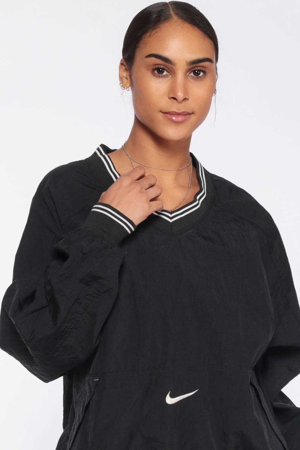 black nike jacket outfit