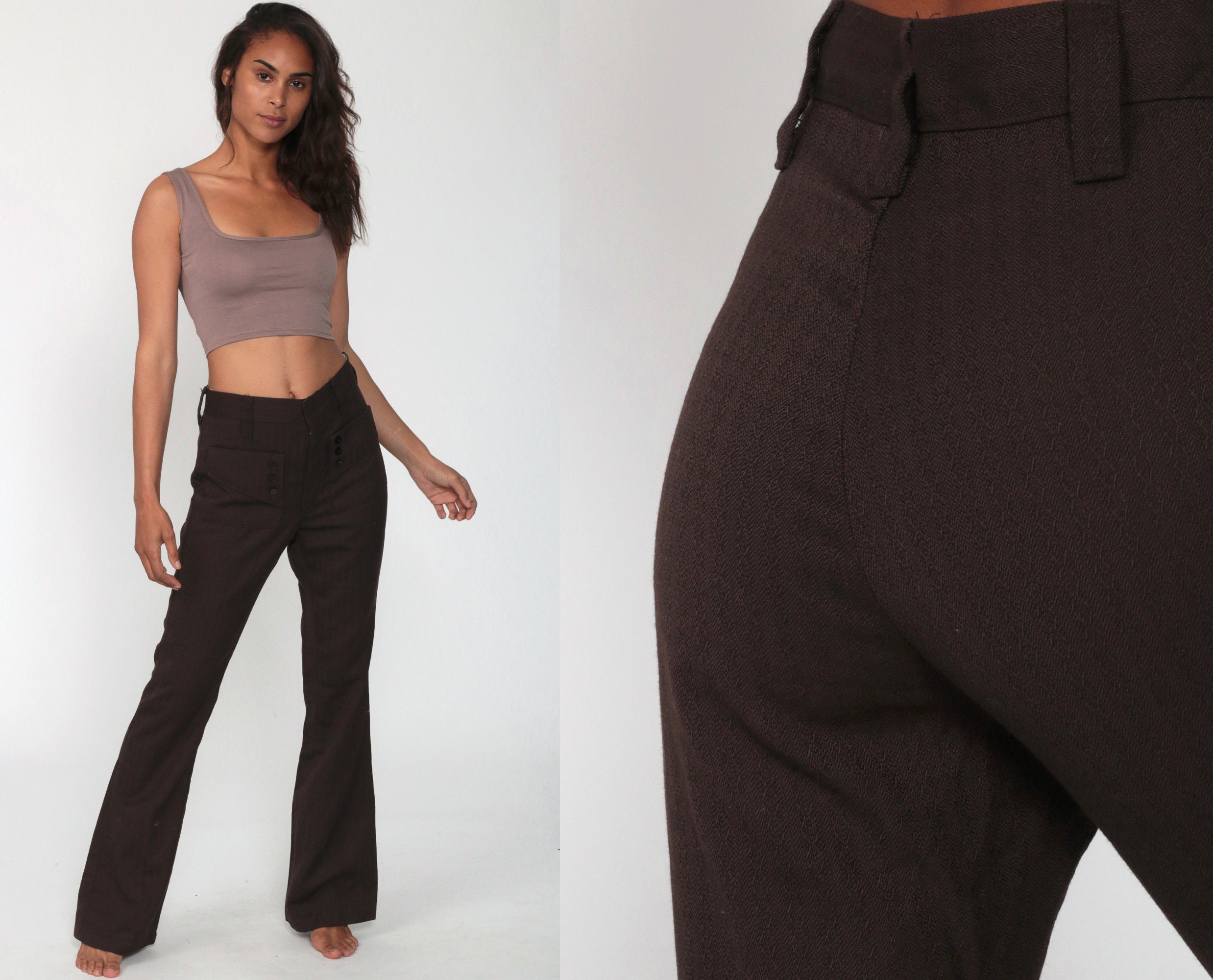 polyester bell bottoms