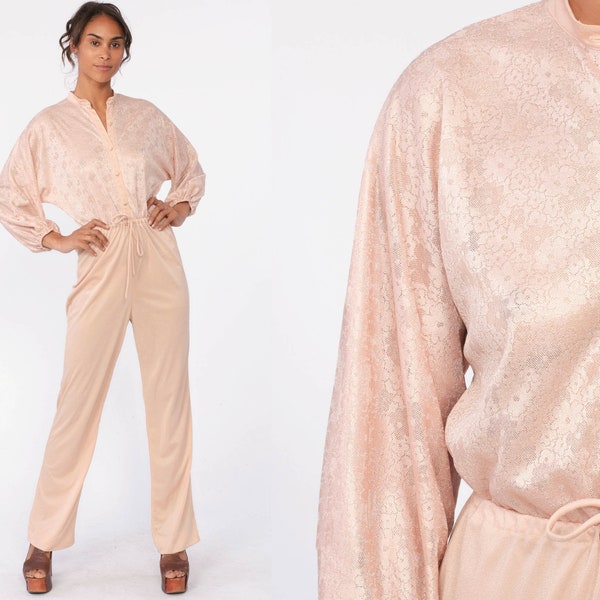Peach Jumpsuit - Etsy