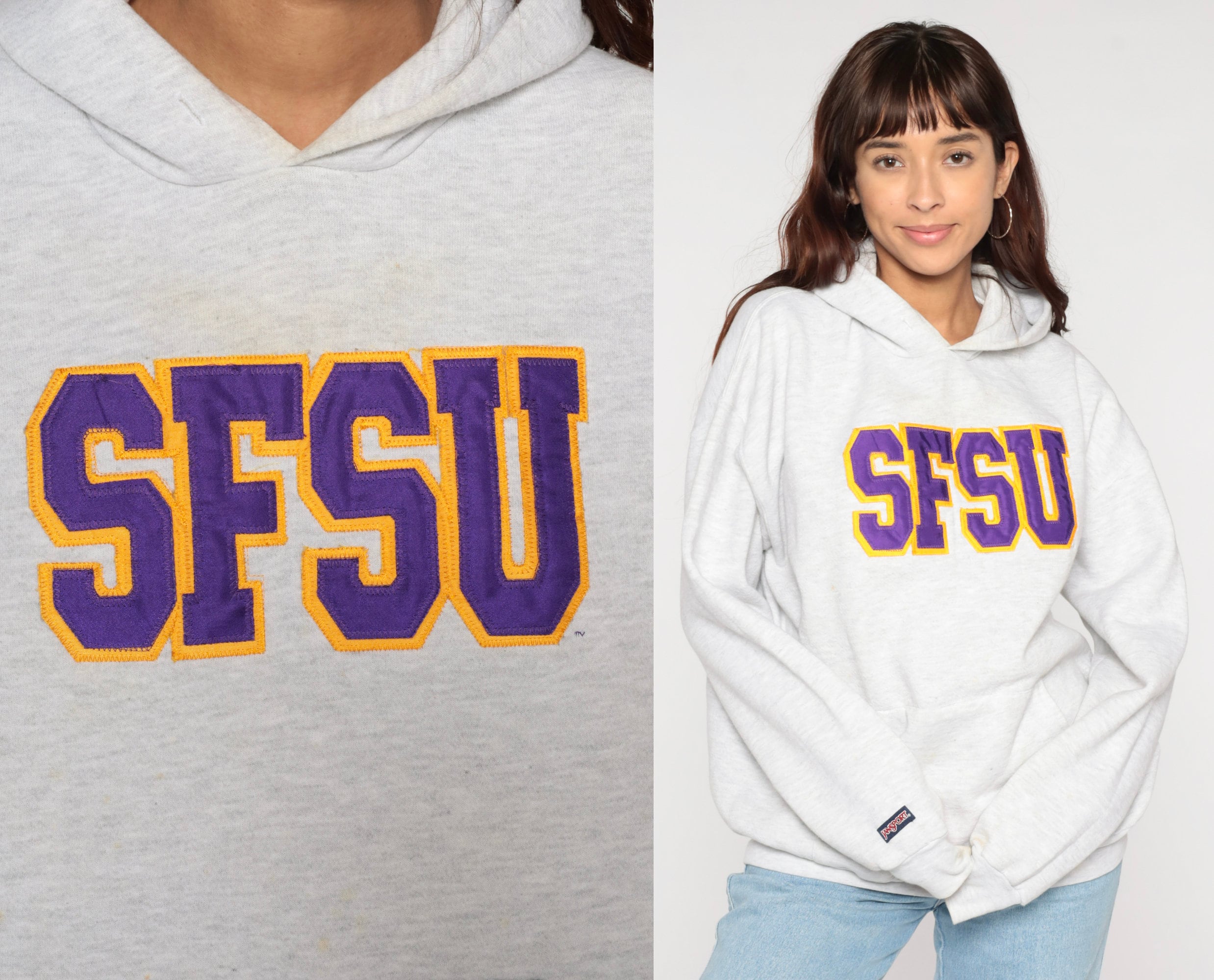 90s SFSU Hoodie Sweatshirt San Francisco State University