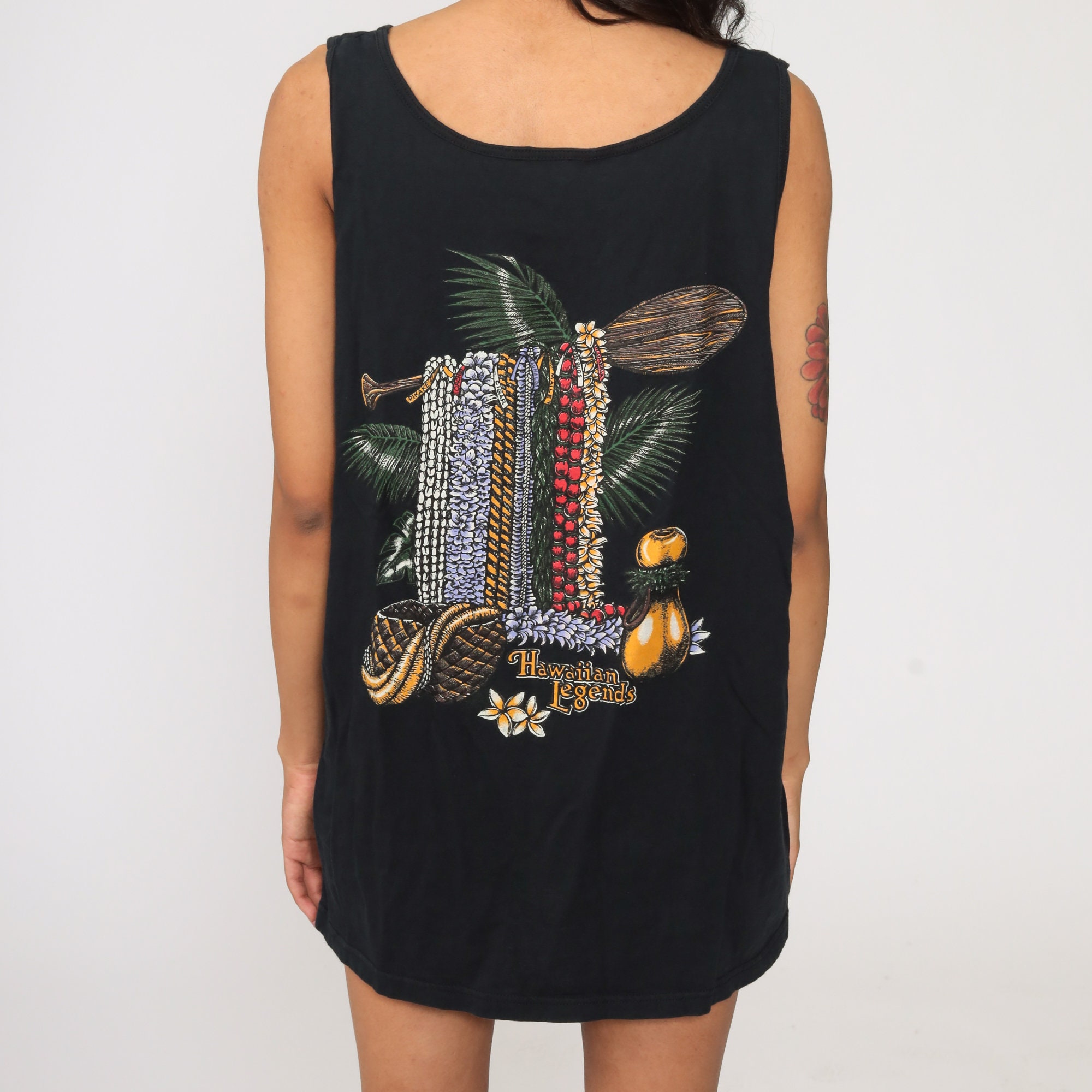 tank top hawaiian shirt