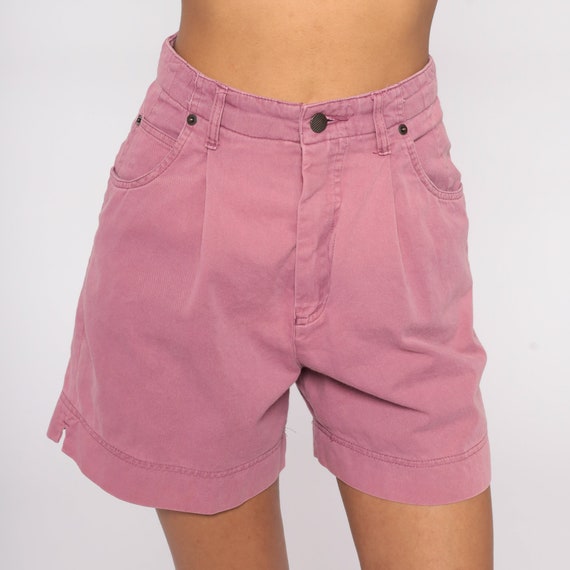 Pink Mom Shorts 90s Cotton Shorts Summer Shorts 8… - image 5