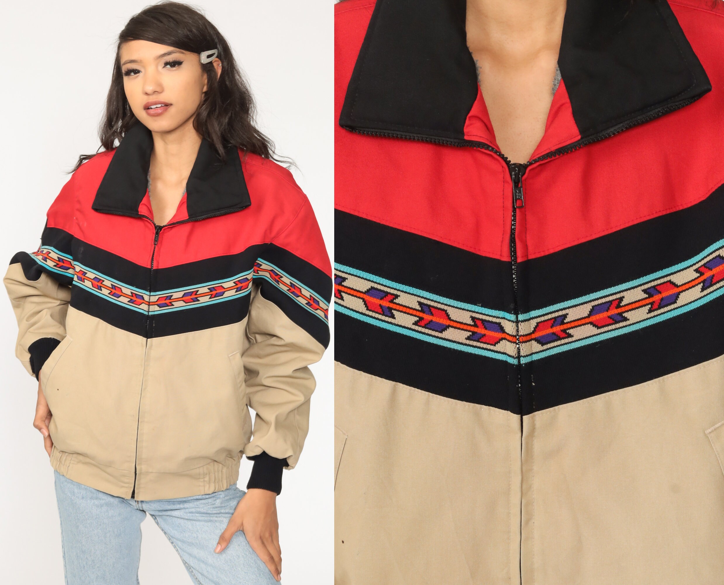 aztec bomber jacket