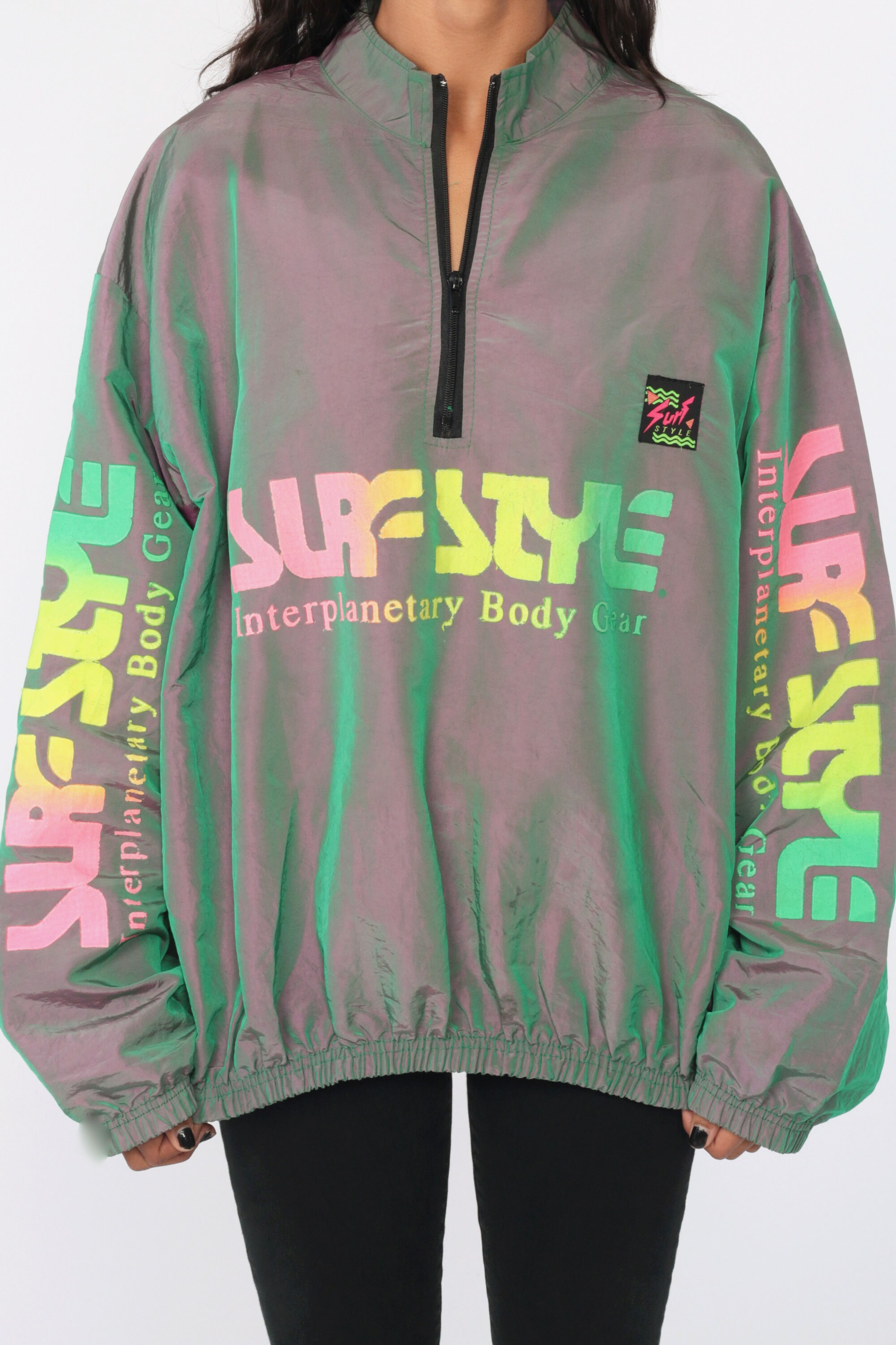 multicolor 90s jacket