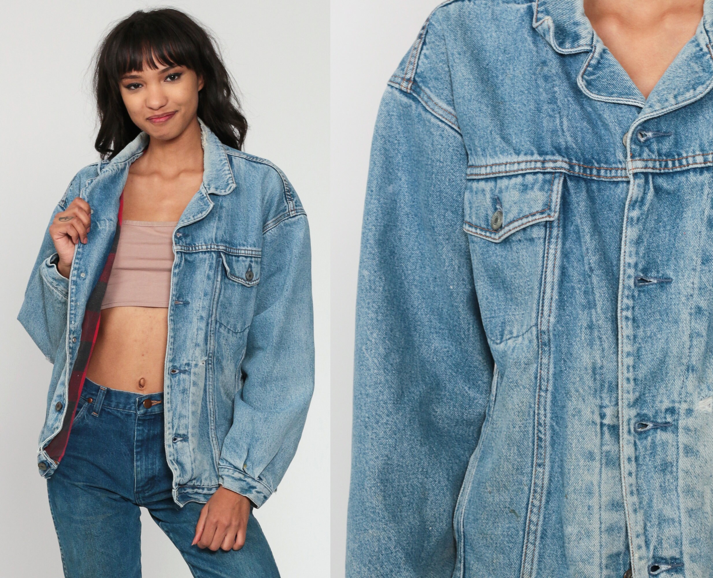 gap oversized denim jacket