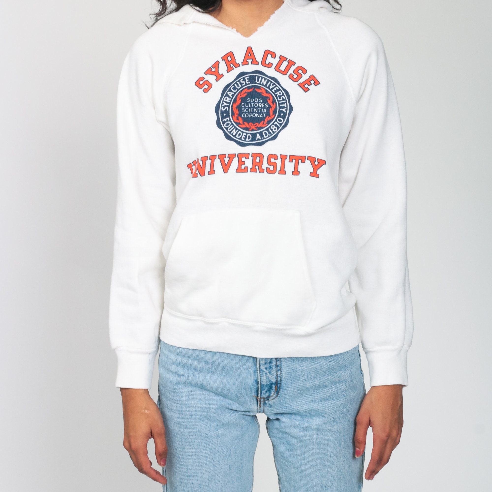 Syracuse University Sweatshirt 90s Champion Hoodie Sweatshirt Etsy