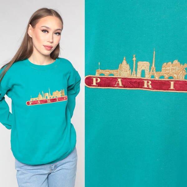 Teal Paris Shirt - Etsy