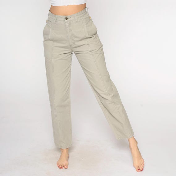 80s Western Jeans Rollingstone Western Sage Green High Waisted Hippie Western Boho Western Vintage Cowgirl Jeans Ranch Wear Western 28