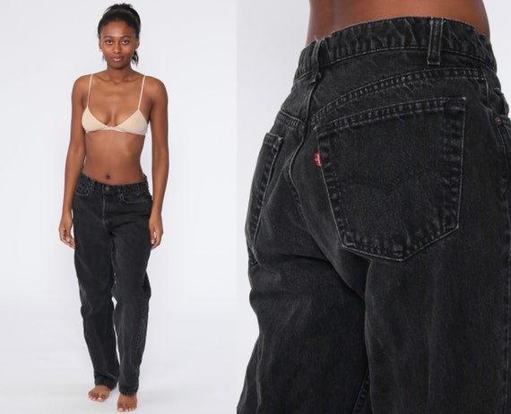 Black Levi Jeans 32 x 33 -- Levis Jeans High Waist