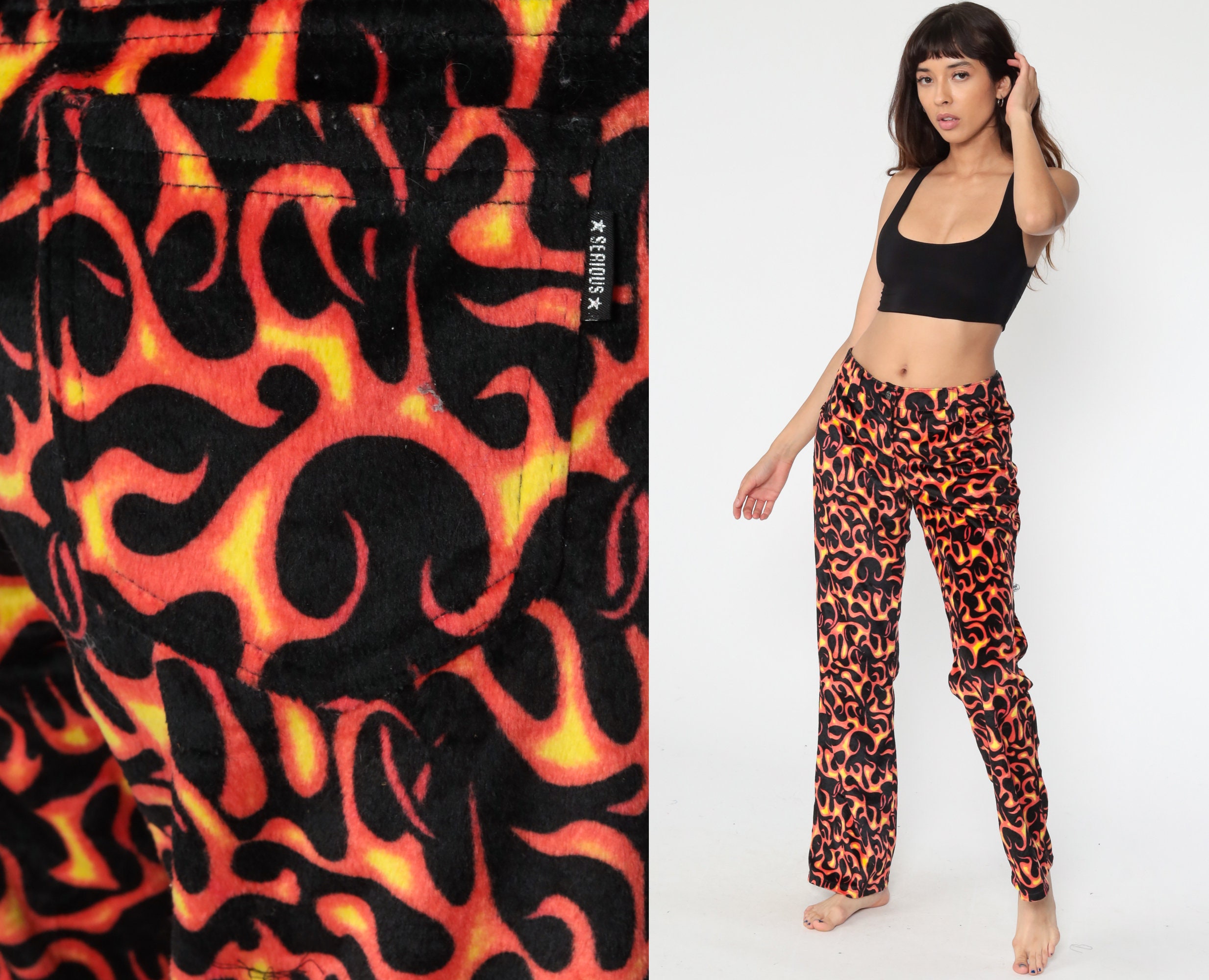 bell bottom rave pants