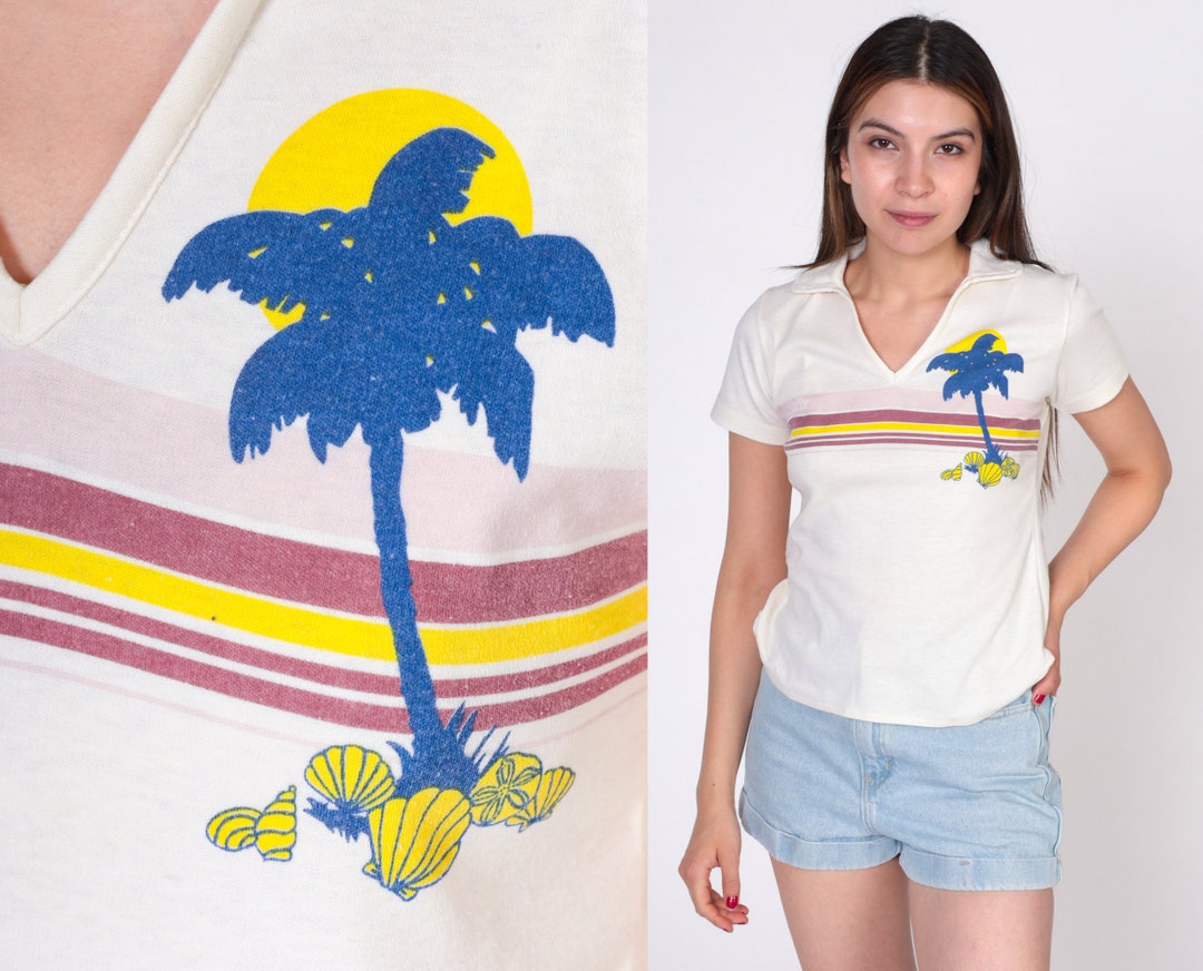 80s native sun x busch gardens neon sea life single-stitch tee (xl, made in usa)