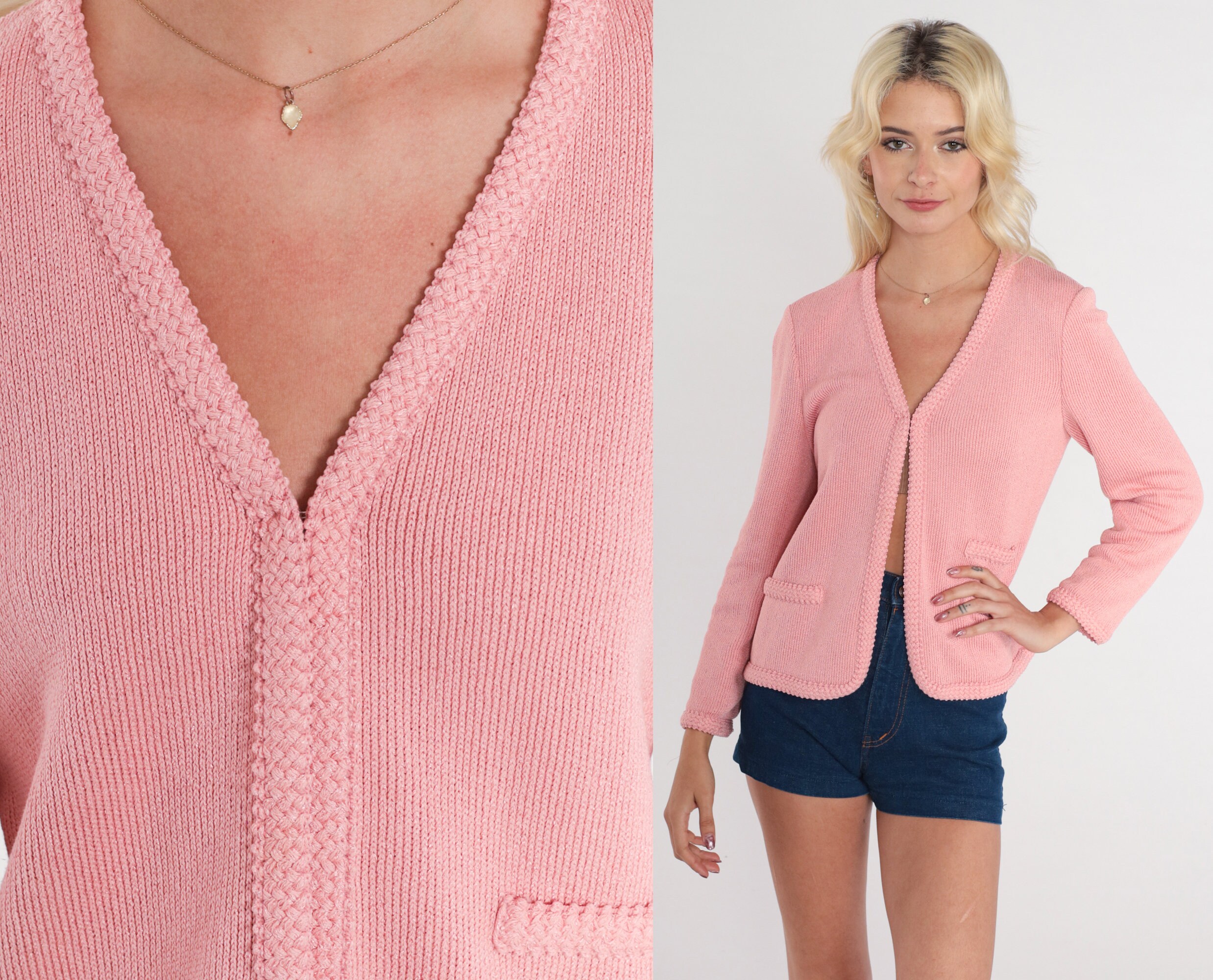 トップス acrylic cardigan 70s s-l400.jpg