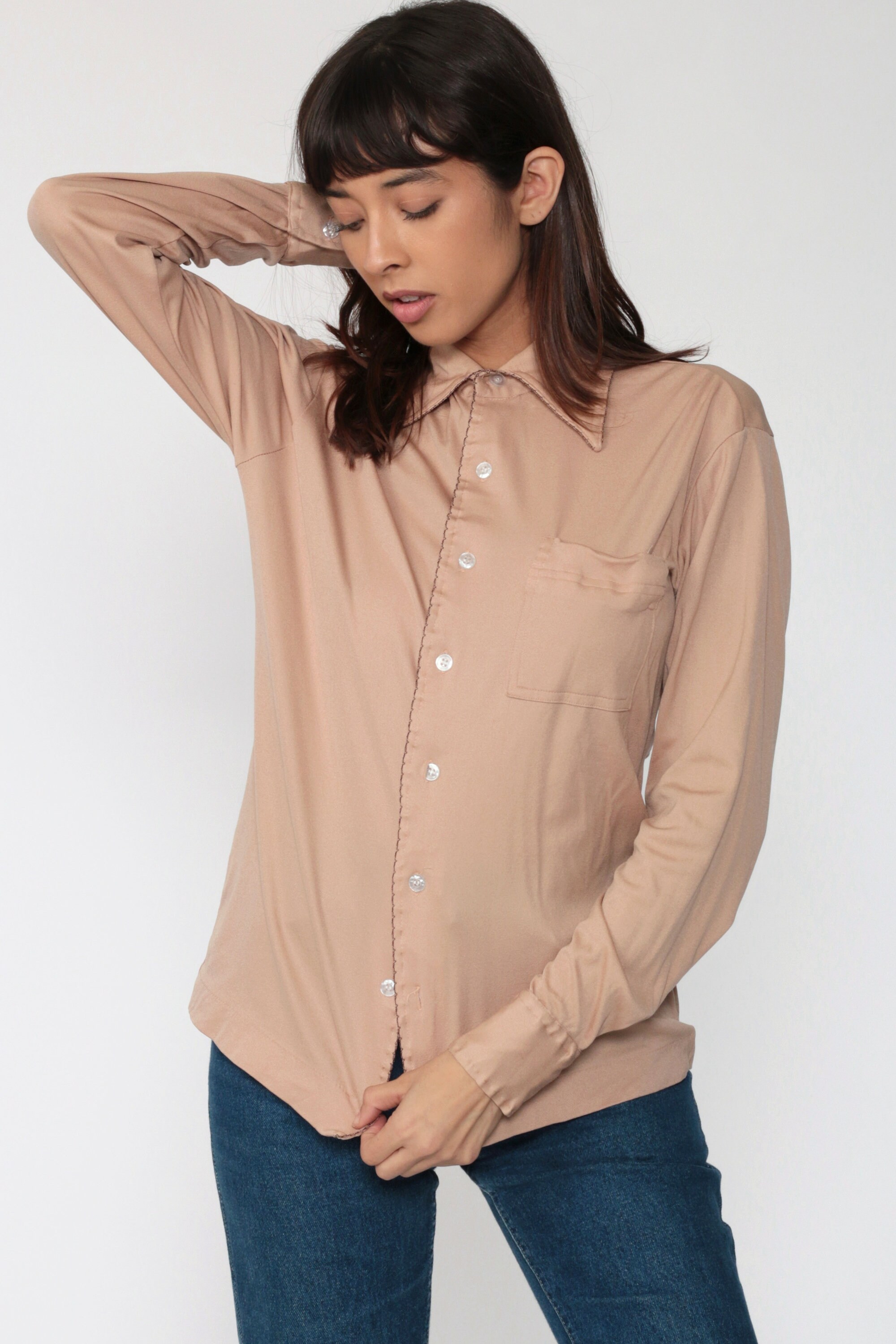 70's style collared shirts