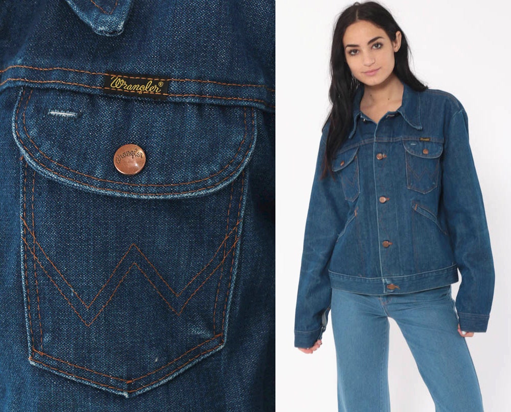 1970s wrangler denim jacket