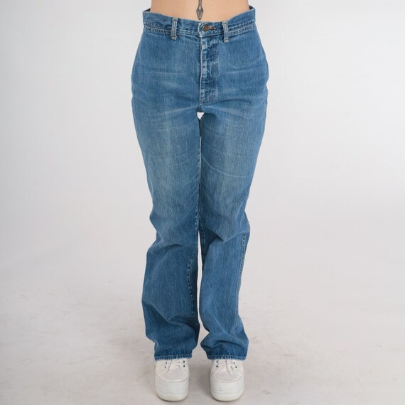 Bootcut Jeans 90s Lee Straight Leg Mom Jeans High… - image 6