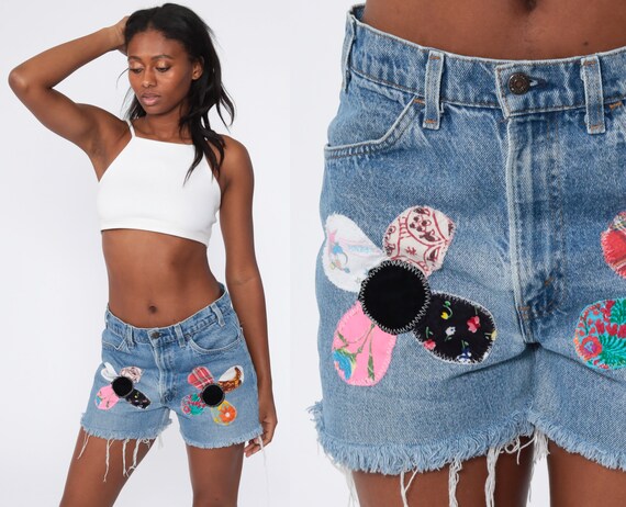Patchwork Levi Shorts 32 -- Cut Off Shorts Levis J