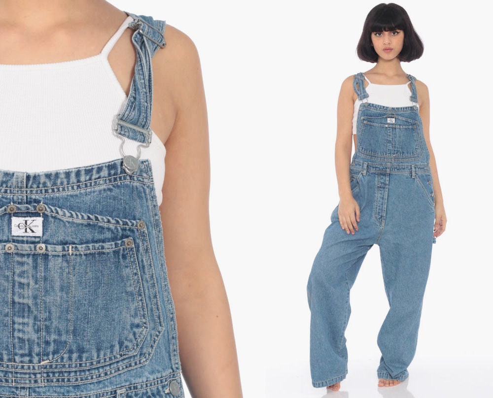 denim overalls in the 90s