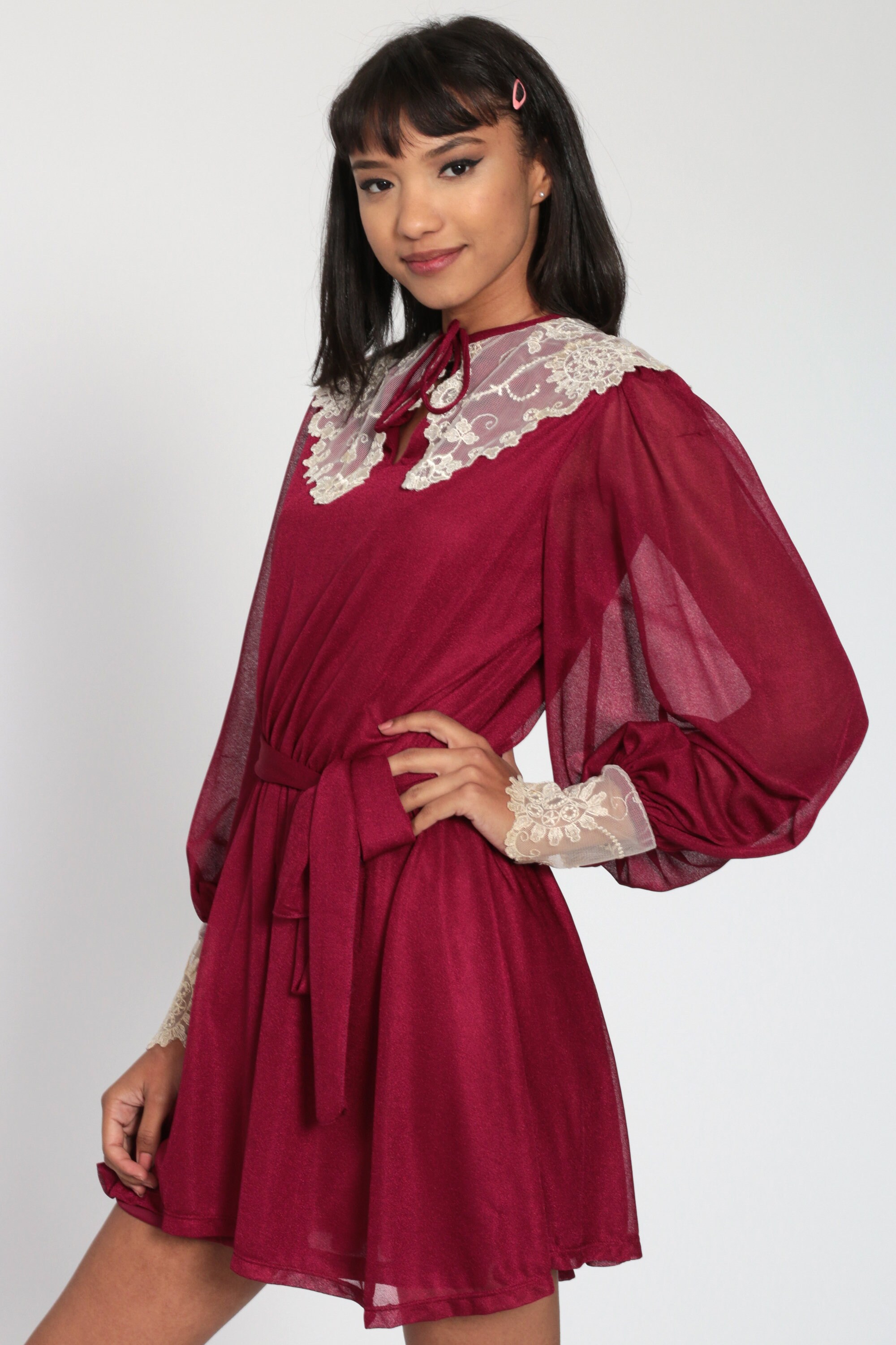 70s dress long sleeve