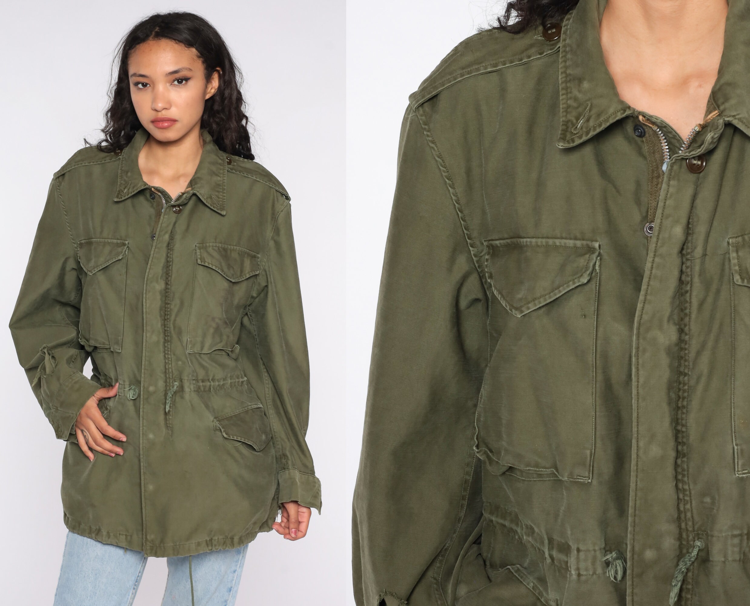 80s Military Jacket 1980s Coat Army 