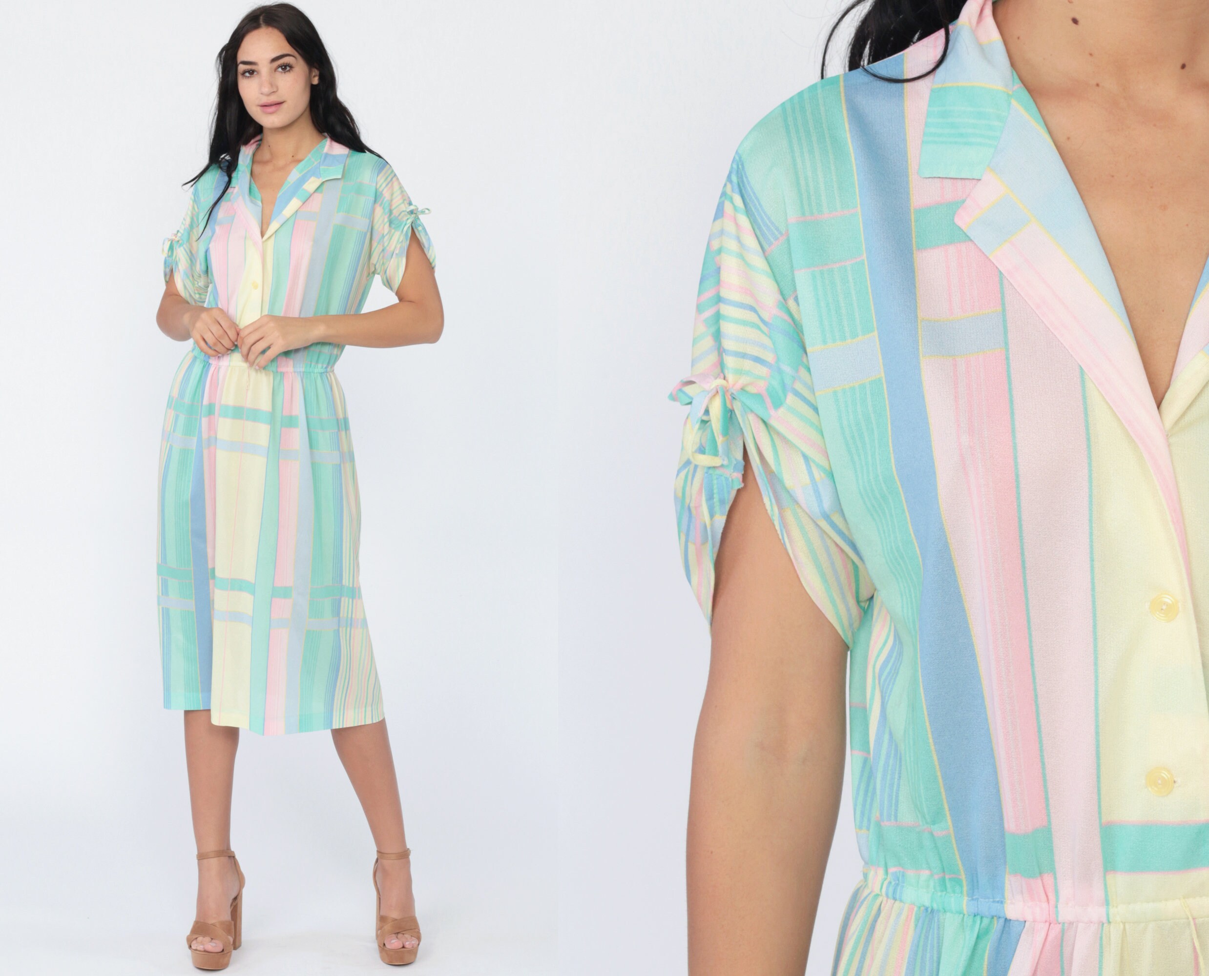 Pastel shirt dress Clearance