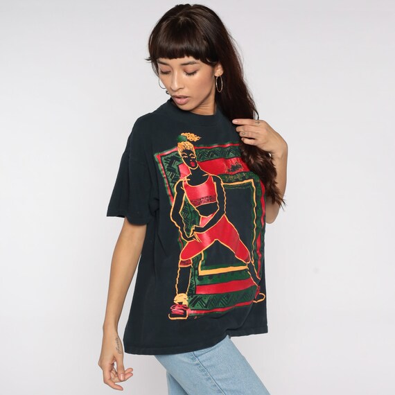 Female Athlete Shirt 90s Ty Wilson Exercise Sports T … Gem