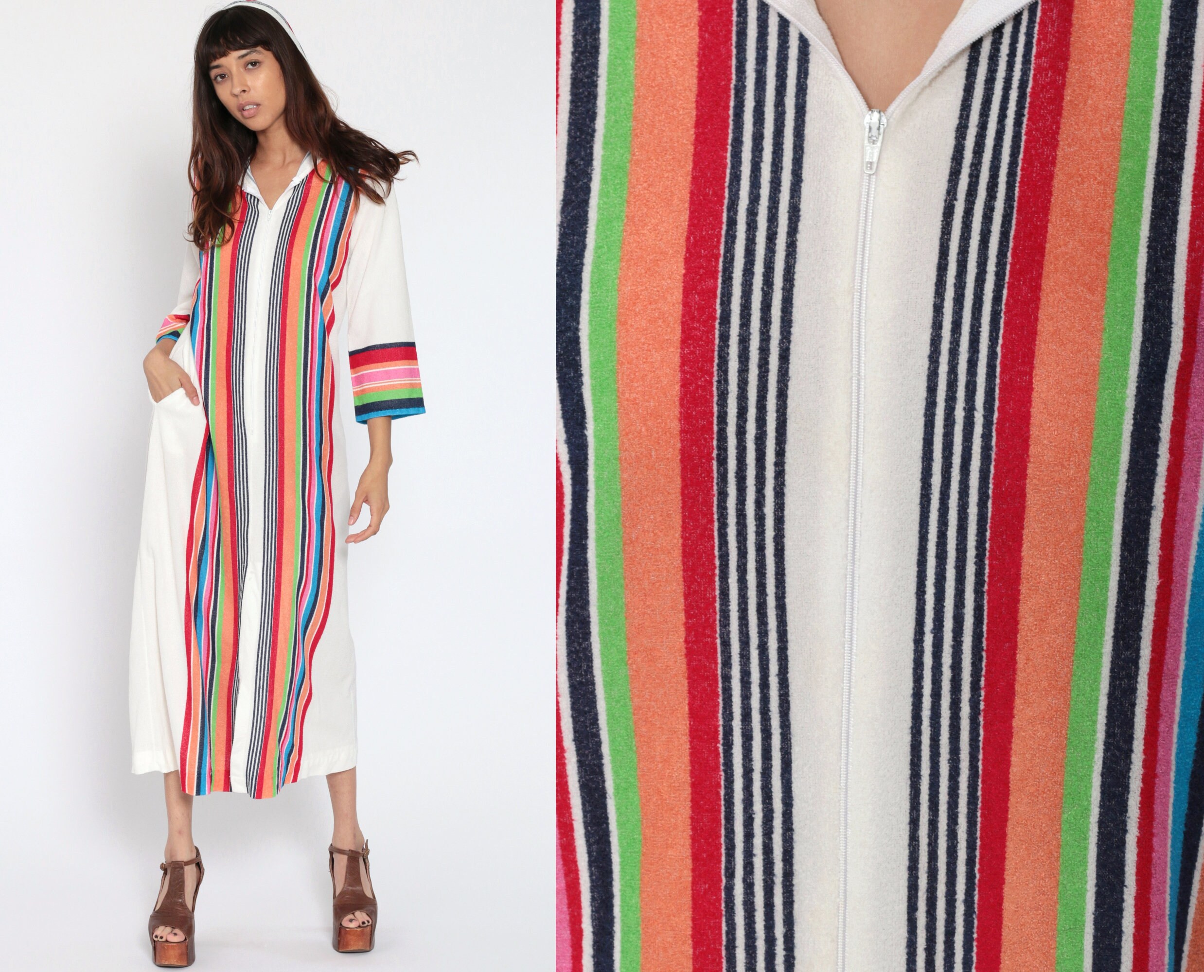 terry cloth caftan